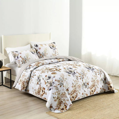 Zen Quilted bedspread and pillowcovers set: Find Your Inner Peace - Queen size Payday Deals