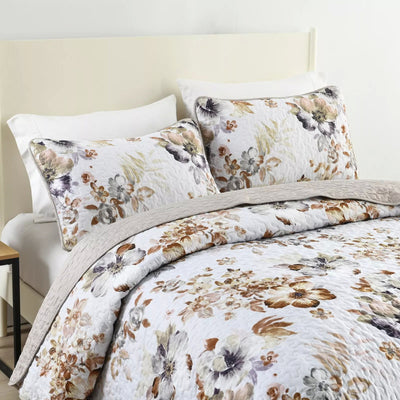 Zen Quilted bedspread and pillowcovers set: Find Your Inner Peace - Queen size Payday Deals