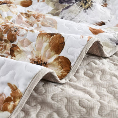 Zen Quilted bedspread and pillowcovers set: Find Your Inner Peace - Queen size Payday Deals