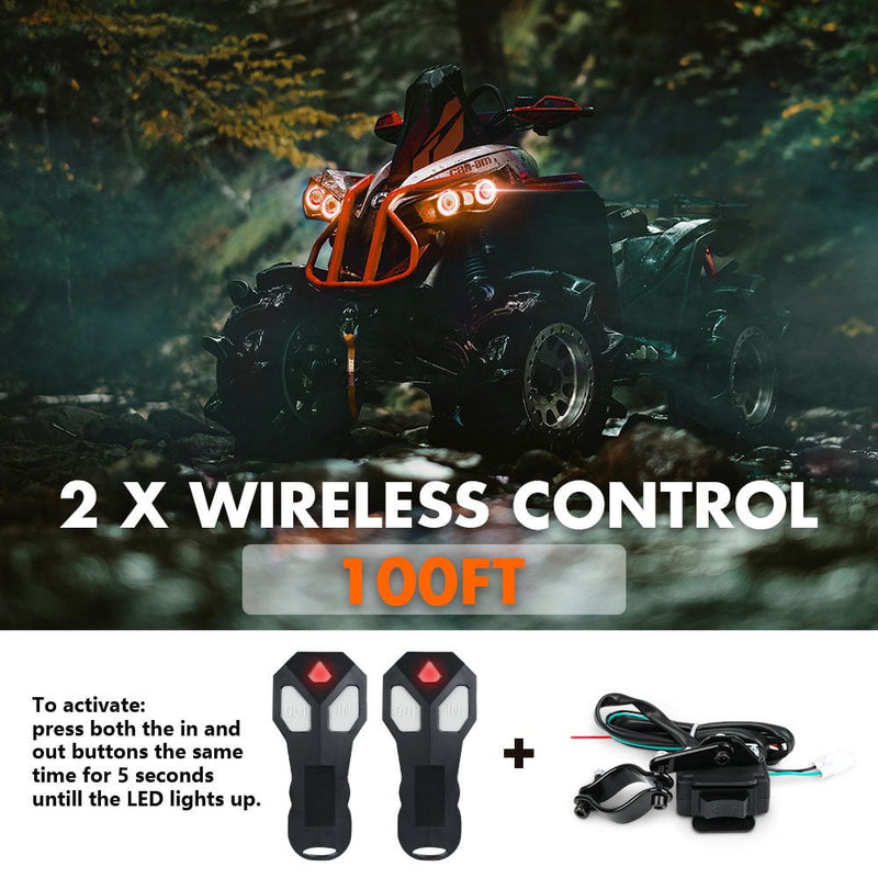 ZESUPER 3500LB Electric Winch 12V Wireless Portable ATV UTV Boat Trailer 4WD Payday Deals