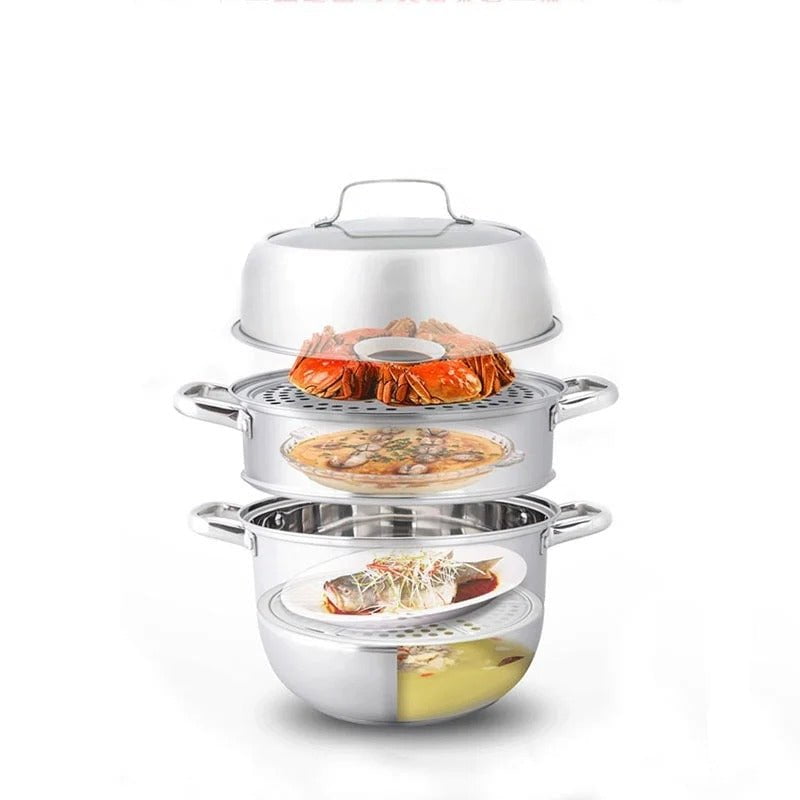 Zhang Xiao Quan 28cm 3-Tier Steamer Payday Deals