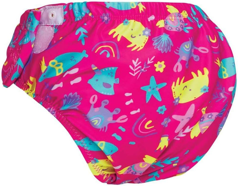 Zoggs Kids Boys Girls Adjustable Swim Nappy Nappies - 3-24 Months - Pink Payday Deals