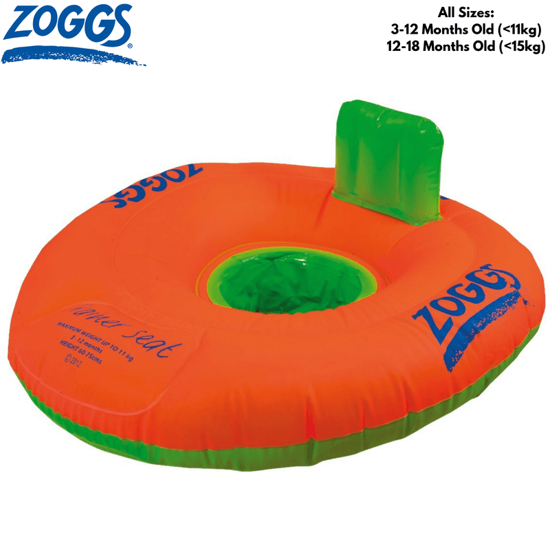 ZOGGS Stage 1 Trainer Seat Childrens Swimming Floatie Zoggy Kids Learn Training Inflatable Payday Deals