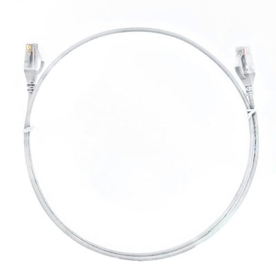0.25m Cat 6 Ultra Thin LSZH Pack of 50 Ethernet Network Cable. White