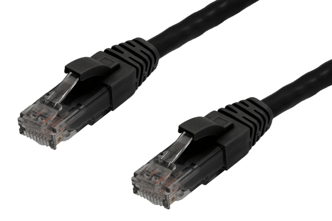 0.25m CAT6 RJ45-RJ45 Pack of 50 Ethernet Network Cable. Black Payday Deals