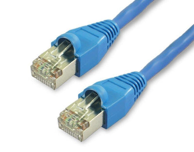 0.5m Cat6 FTP Shielded Patch Cord Blue