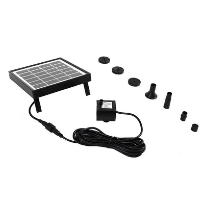 Solar Fountain Water Pump Kit Pond Pool Submersible Outdoor Garden 1.5W - Payday Deals