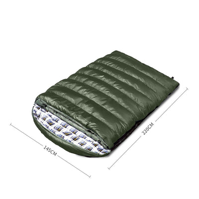 Mountview Sleeping Bag Double Bags Outdoor Camping Hiking Thermal -10 deg Tent - Payday Deals