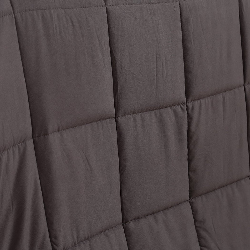 DreamZ Weighted Blanket Heavy Gravity Deep Relax 7KG Adult Double Grey - Payday Deals