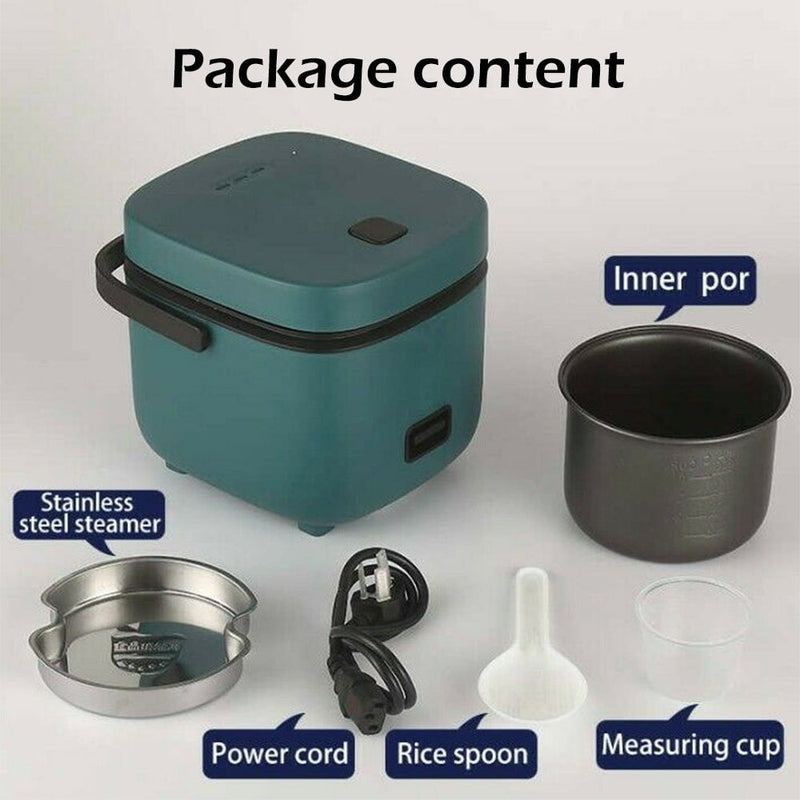 1.2L Mini Rice Cooker Travel Small Non-stick Pot For Cooking Soup Rice Stews Payday Deals