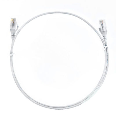 1.5m Cat 6 Ultra Thin LSZH Pack of 50 Ethernet Network Cable. White