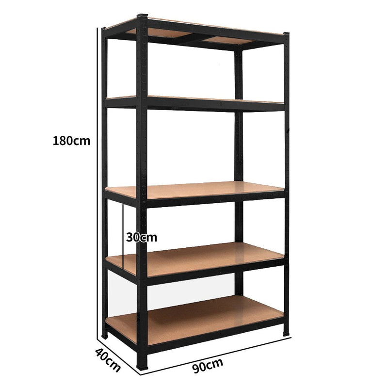 1.8M Warehouse Shelving Racking Steel Pallet Garage Shelves Metal Storage Rack Payday Deals