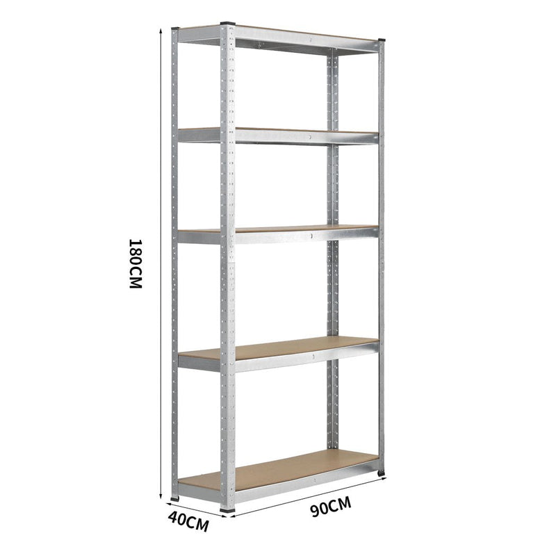 1.8x0.9M Warehouse Shelving Racking Steel Pallet Garage Shelves Storage Rack Payday Deals