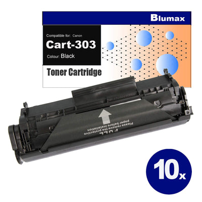 10 Pack Blumax Alternative for Canon CART-303 Black Toner Cartridges