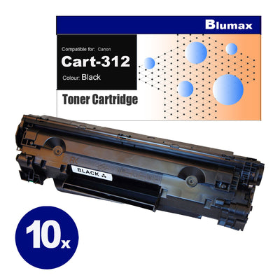 10 Pack Blumax Alternative for Canon CART-312 Black Toner Cartridges