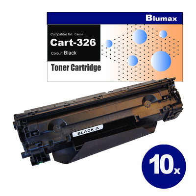 10 Pack Blumax Alternative for Canon CART-326 Black Toner Cartridges