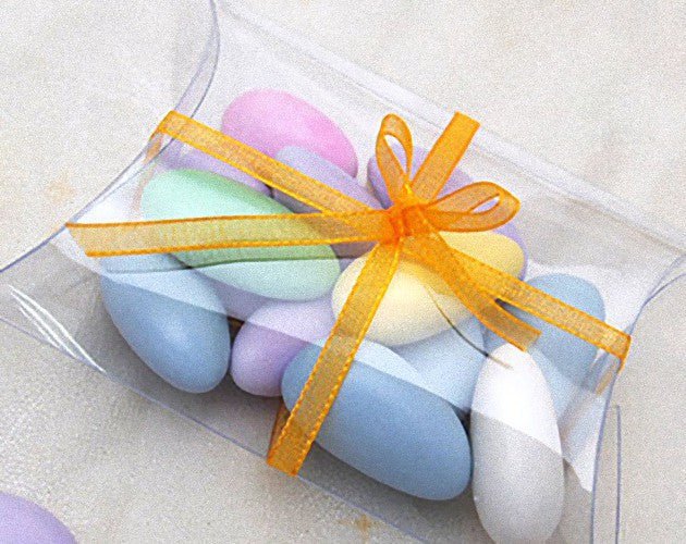 10 Pack of Pillow Rectangle Shaped Gift Box - Wedding or Product Bomboniere Jewelry Gift Party Favor Model Candy Chocolate Soap Box Payday Deals