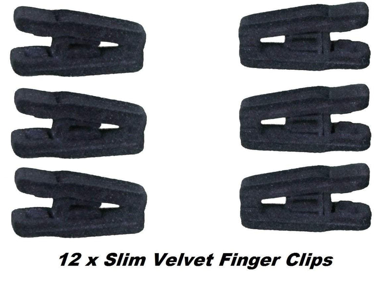 100 Black Space Saving Velvet Coat Hangers