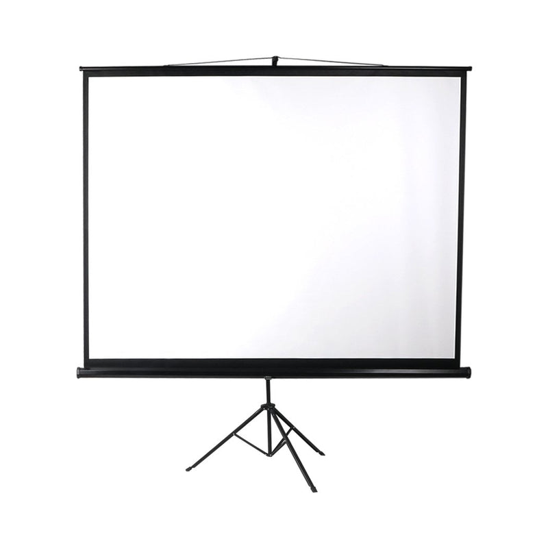 100 Inch Projector Screen Tripod Stand Home Pull Down Outdoor Screens Cinema 3D Payday Deals