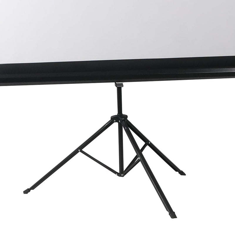 100 Inch Projector Screen Tripod Stand Home Pull Down Outdoor Screens Cinema 3D Payday Deals