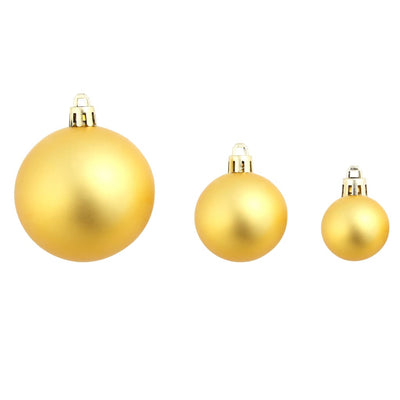 100 Piece Christmas Ball Set 3/4/6 cm Gold Payday Deals
