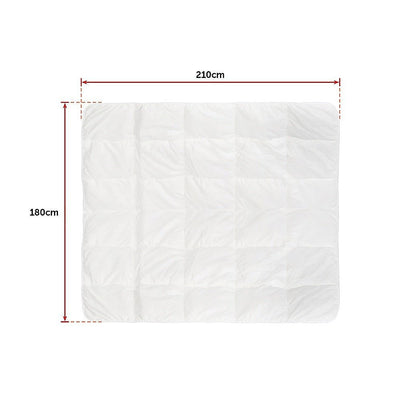 100% White Goose Feather Duvet / Doona /Quilt-DOUBLE Payday Deals
