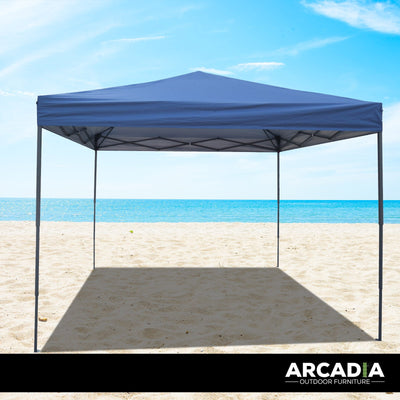Arcadia Furniture 3 Metre Outdoor Gazebo Tent - Navy - Payday Deals
