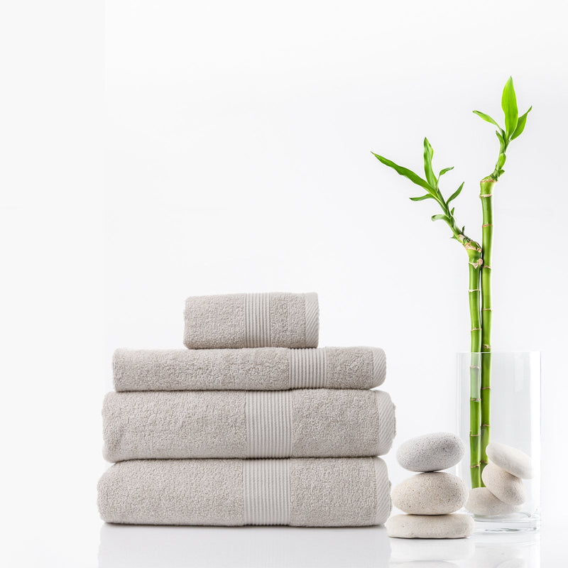 Royal Comfort Cotton Bamboo Towel 4pc Set - Seaholly - Payday Deals