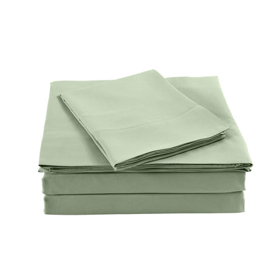 Royal Comfort Blended Bamboo Sheet Set Sage Green - Queen