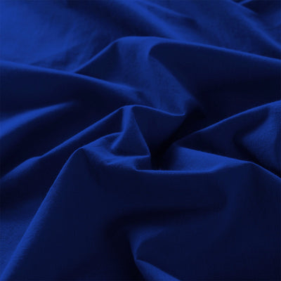 Royal Comfort Vintage Washed 100% Cotton Sheet Set Queen - Royal Blue - Payday Deals