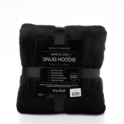 Royal Comfort Snug Hoodie - Black - Payday Deals