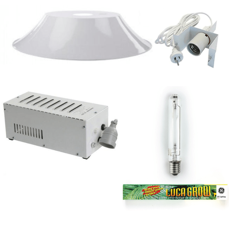 1000w HPS Grow Light Kit with Lucagrow Bulb and 900mm Deep Bowl Reflector Payday Deals