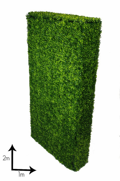 Large Portable Boxwood Hedges UV Stabilised 2m By 1m - Payday Deals