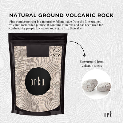 100g Ground Pumice Stone Granular Powder Eco Exfoliant Body Scrub Soap Additive Payday Deals