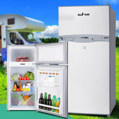 100L Portable Bar Fridge Freezer Cooler 12V/24V/240V Caravan