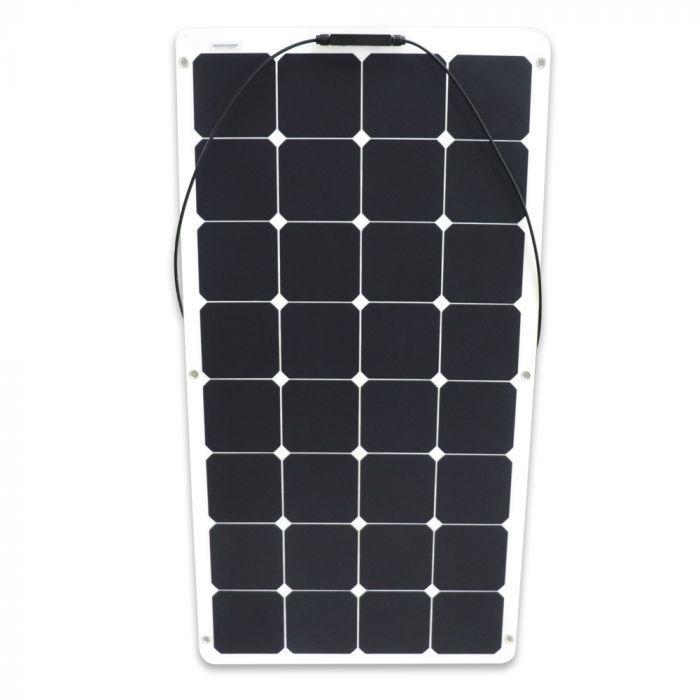 100W 12V Flexible Solar Panel Kit Caravan Boat Mono Battery Charging Camping