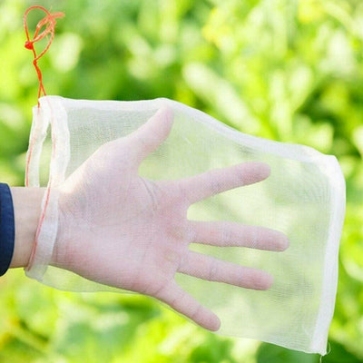 100x Fruit Net Bags Agriculture Garden Vegetable Protection Mesh Insect Proof Payday Deals