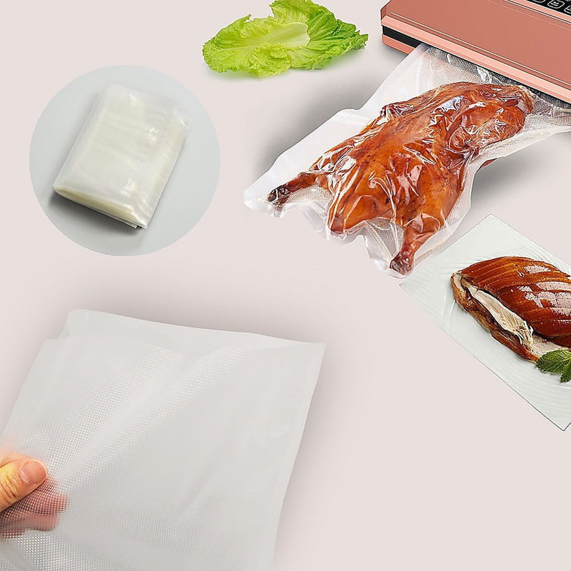 100x Vacuum Sealer Bags Food Storage Saver Heat Seal Cryovac 20cm x 30cm Payday Deals