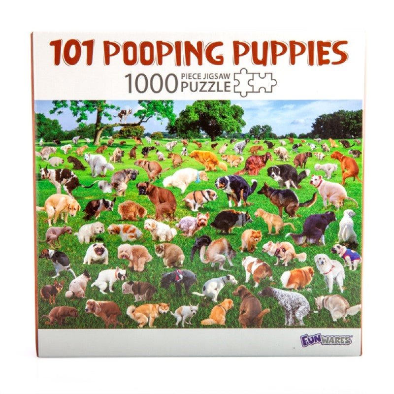 101 Pooping Puppies 1000 pc Jigsaw Puzzle Payday Deals