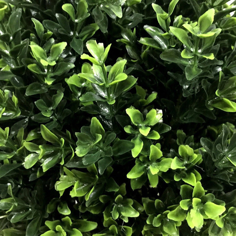 UV Resistant Artificial Topiary Shrub (Hedyotis) 50cm Mixed Green - Payday Deals