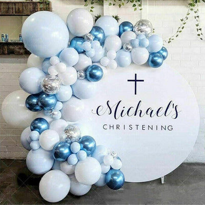 104PCS Blue Balloon Arch Kit Set Garland Birthday Wedding Baby Shower Party Decor Payday Deals