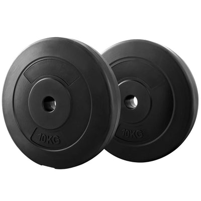 10KG Barbell Weight Plates Standard Home Gym Press Fitness Exercise 2pcs Payday Deals