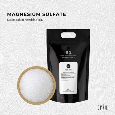 10Kg Epsom Salt - Magnesium Sulphate Bath Salts For Skin Body Baths Sulfate Payday Deals