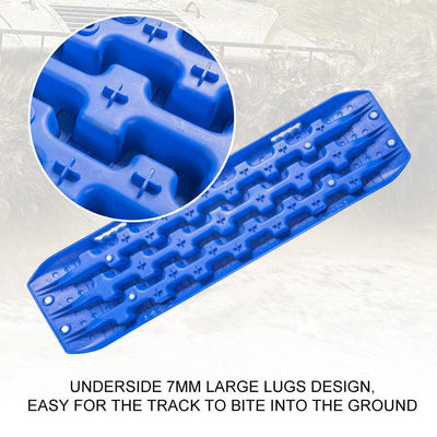 10T Blue 4WD Recovery Tracks Off Road 4x4 Snow Mud New Sand Track