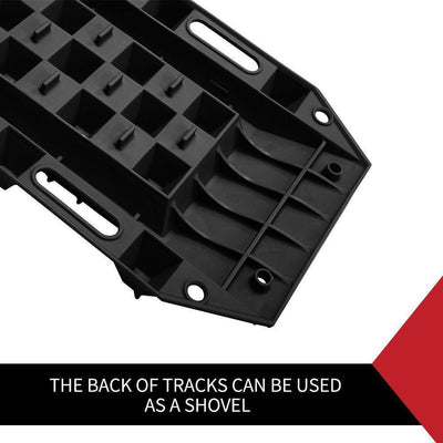 10T Heavy Duty Recovery Tracks Sand Track Snow Mud Tracks 10T Vehicle Black 4WD Payday Deals