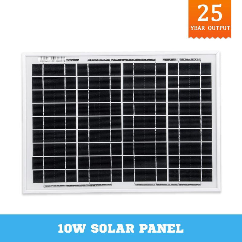 10W 12V Solar Panel Kit Caravan Camping Power Charging Megavolt Battery Charger