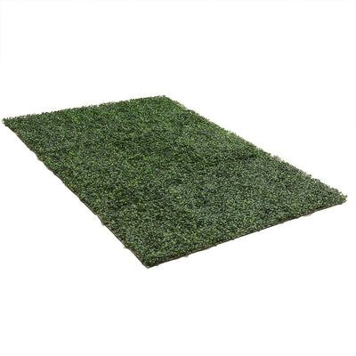 10x Artificial Boxwood Hedge Fake Vertical Garden Green Wall Mat Fence Outdoor Payday Deals