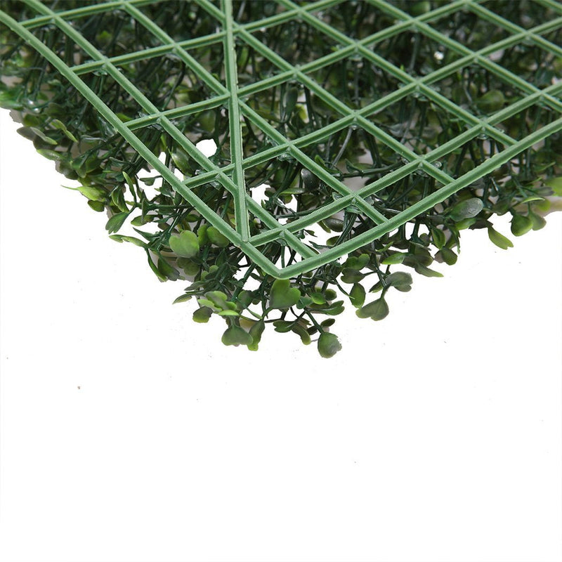 10x Artificial Boxwood Hedge Fake Vertical Garden Green Wall Mat Fence Outdoor Payday Deals