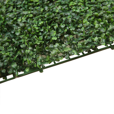 10x Artificial Boxwood Hedge Fake Vertical Garden Green Wall Mat Fence Outdoor Payday Deals