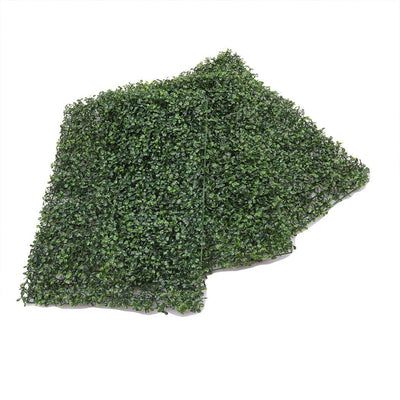 10x Artificial Boxwood Hedge Fake Vertical Garden Green Wall Mat Fence Outdoor Payday Deals